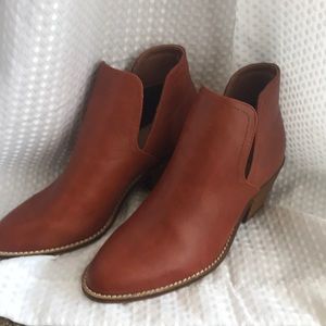 Tan ankle boots